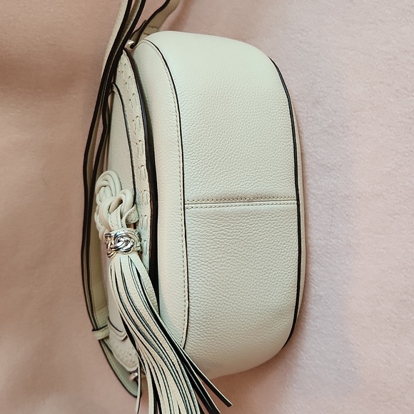 Brighton Trina White Leather Bag - Picture 5 of 12